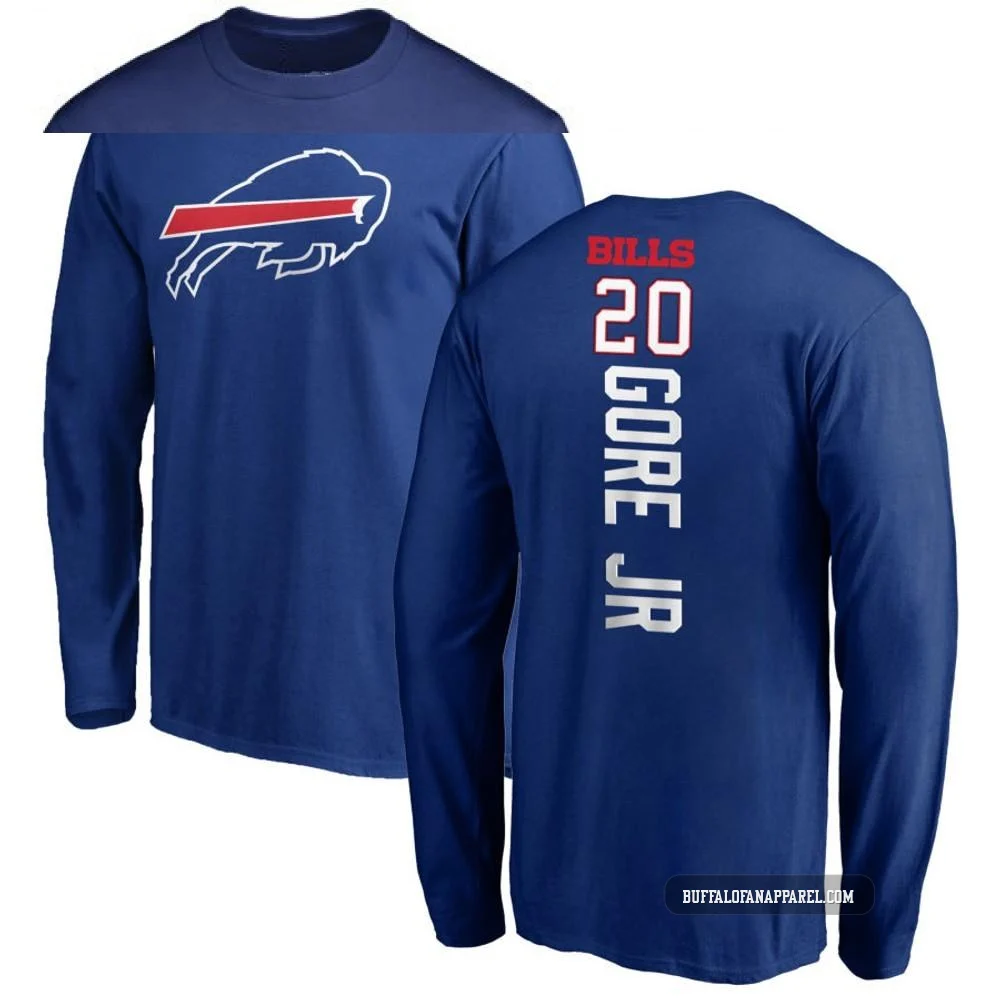 Frank Gore Jr. Buffalo Bills ＃20 Royal Youth Pro Line Backer Long Sleeve T-Shirt -